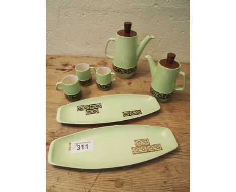  Sale Item:    CARLTON CAKE PLATES & COFFEE SET   Vat Status:   No Vat   Buyers Premium:  This lot is subject to a Buyers Pre
