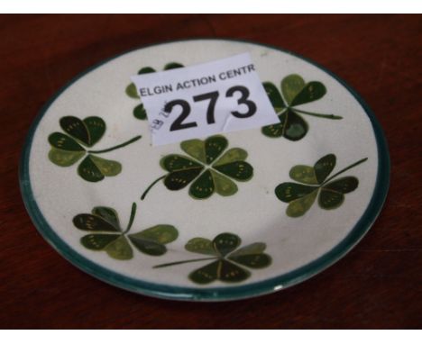  Sale Item:    WEMYSS SHAMROCK PLATE   Vat Status:   No Vat   Buyers Premium:  This lot is subject to a Buyers Premium of 15%