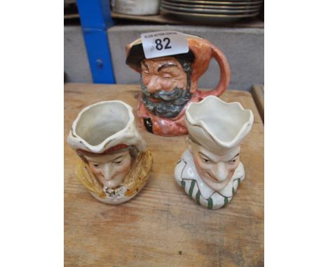  Sale Item:    ROYAL DOULTON FALSTAFF & PUNCH & JUDY TOBY'S  Vat Status:   No Vat   Buyers Premium:  This lot is subject to a