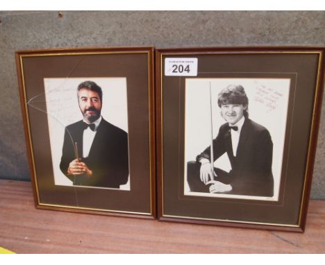  Sale Item:    STEPHEN HENDRY & JOHN VIRGO AUTOGRAPHED PHOTOS (AF)  Vat Status:   No Vat   Buyers Premium:  This lot is subje