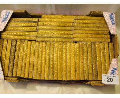  Sale Item:    SET WALTER SCOTT NOVELS   Vat Status:   No Vat   Buyers Premium:  This lot is subject to a Buyers Premium of 1