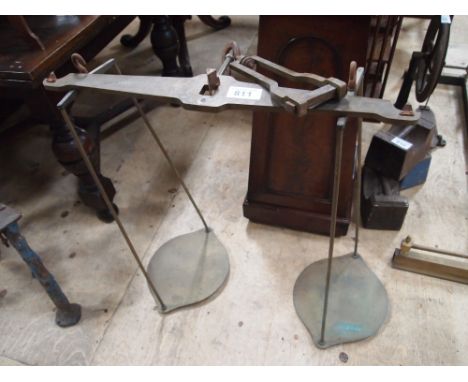  Sale Item:    COUNTY ELGIN AVERY BRASS SCALES   Vat Status:   No Vat   Buyers Premium:  This lot is subject to a Buyers Prem
