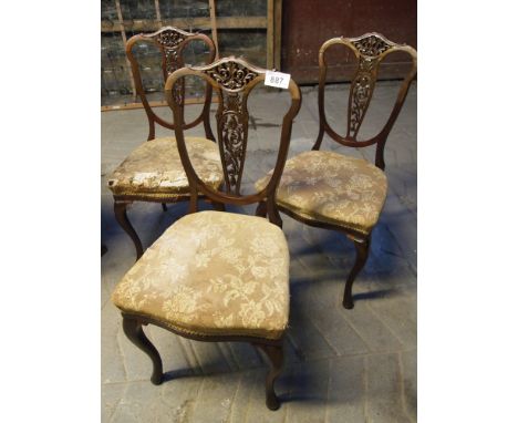  Sale Item:    3 BEDROOM CHAIRS   Vat Status:   No Vat   Buyers Premium:  This lot is subject to a Buyers Premium of 15% + Va