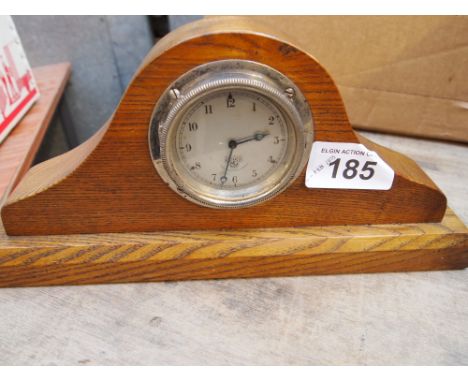  Sale Item:    OAK CASED SMITHS CAR CLOCK   Vat Status:   No Vat   Buyers Premium:  This lot is subject to a Buyers Premium o