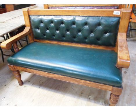  Sale Item:    LEATHER BENCH   Vat Status:   No Vat   Buyers Premium:  This lot is subject to a Buyers Premium of 15% + Vat @