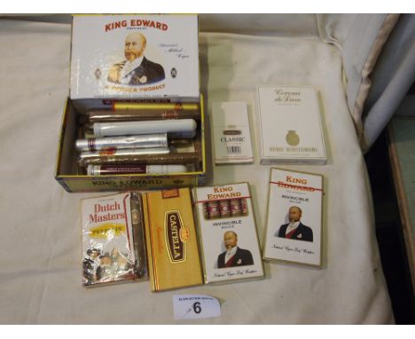 Sale Item:    BOX VARIOUS LOOSE CIGARS & 7 PACKS  Vat Status:   No Vat   Buyers Premium:  This lot is subject to a Buyers Pr