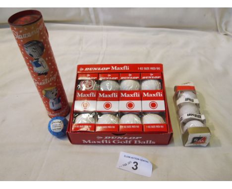  Sale Item:    21 GOLF BALLS - OLD SMALL SIZE   Vat Status:   No Vat   Buyers Premium:  This lot is subject to a Buyers Premi