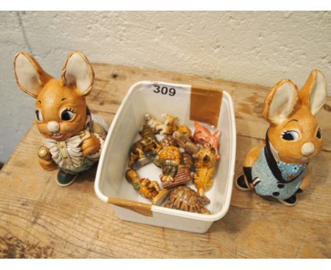  Sale Item:    12 WADE COLLECTABLES & 2 PENDELPHIN RABBITS  Vat Status:   No Vat   Buyers Premium:  This lot is subject to a 