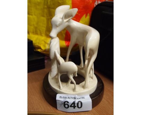  Sale Item:    CARVED ANIMAL FIGURE   Vat Status:   No Vat   Buyers Premium:  This lot is subject to a Buyers Premium of 15% 
