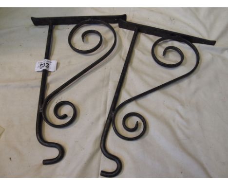  Sale Item:    2 HANGING BASKET HOLDERS   Vat Status:   No Vat   Buyers Premium:  This lot is subject to a Buyers Premium of 