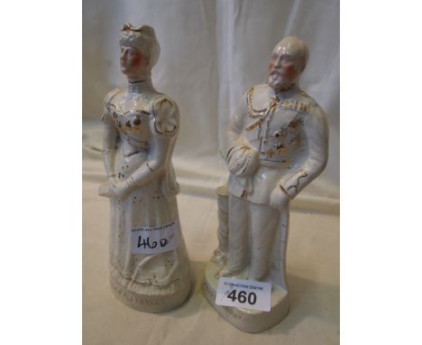 Sale Item:    2 STAFFORDSHIRE FIGURES   Vat Status:   No Vat   Buyers Premium:  This lot is subject to a Buyers Premium of 1