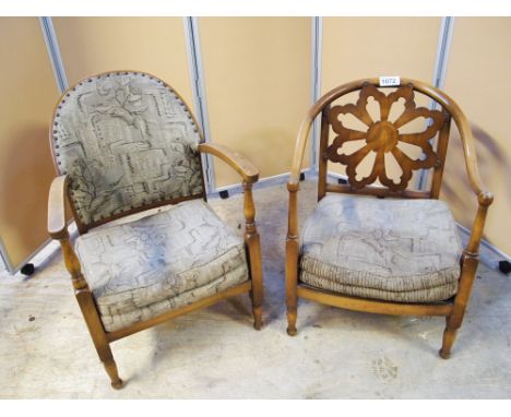  Sale Item:    2 NURSING CHAIRS (AF)   Vat Status:   No Vat   Buyers Premium:  This lot is subject to a Buyers Premium of 15%