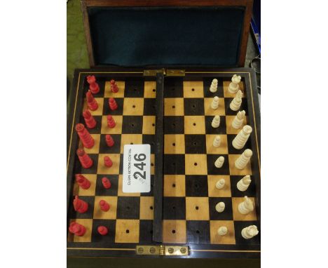  Sale Item:    TRAVELLING CHESS SET (AF)   Vat Status:   No Vat   Buyers Premium:  This lot is subject to a Buyers Premium of