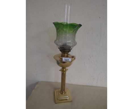  Sale Item:    VICTORIAN BRASS OIL LAMP   Vat Status:   No Vat   Buyers Premium:  This lot is subject to a Buyers Premium of 