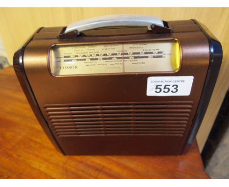  Sale Item:    COSSAR RADIO   Vat Status:   No Vat   Buyers Premium:  This lot is subject to a Buyers Premium of 15% + Vat @ 