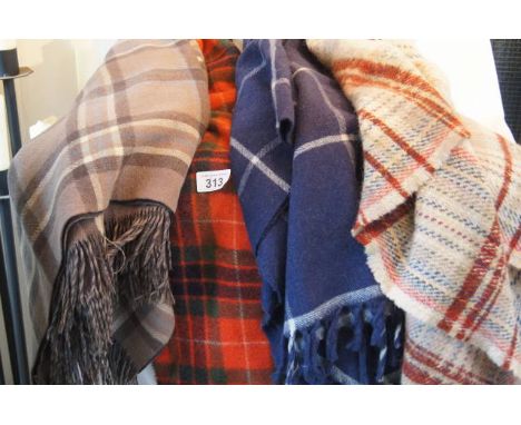  Sale Item:    4 TARTAN RUGS   Vat Status:   No Vat   Buyers Premium:  This lot is subject to a Buyers Premium of 15% + Vat @