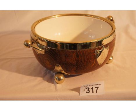  Sale Item:    E P BOWL WITH LINER   Vat Status:   No Vat   Buyers Premium:  This lot is subject to a Buyers Premium of 15% +