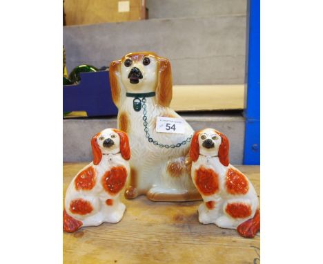  Sale Item:    3 WALLY DOGS (AF)   Vat Status:   No Vat   Buyers Premium:  This lot is subject to a Buyers Premium of 15% + V