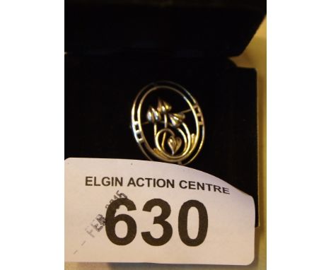  Sale Item:    SILVER BROOCH BY OLA M GORIE   Vat Status:   No Vat   Buyers Premium:  This lot is subject to a Buyers Premium