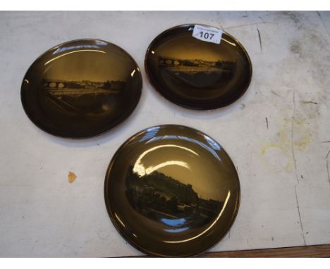  Sale Item:    3 RIDGEWAY PLATES   Vat Status:   No Vat   Buyers Premium:  This lot is subject to a Buyers Premium of 15% + V