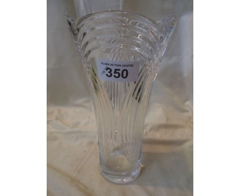  Sale Item:    LARGE CUT GLASS VASE 30 CMS   Vat Status:   No Vat   Buyers Premium:  This lot is subject to a Buyers Premium 