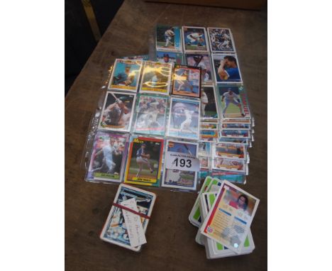  Sale Item:    150 BASEBALL & 150 FOOTBALL CARDS  Vat Status:   No Vat   Buyers Premium:  This lot is subject to a Buyers Pre