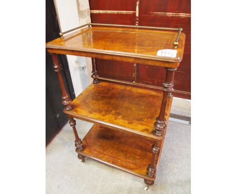  Sale Item:    ROSEWOOD WHAT NOT WITH BRASS RAIL  Vat Status:   No Vat   Buyers Premium:  This lot is subject to a Buyers Pre