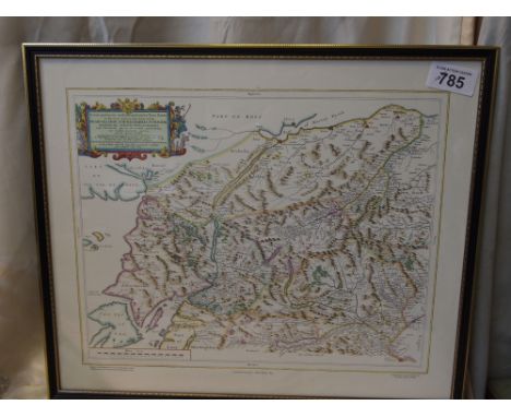  Sale Item:    FRAMED MAP INVERNESS-SHIRE   Vat Status:   No Vat   Buyers Premium:  This lot is subject to a Buyers Premium o