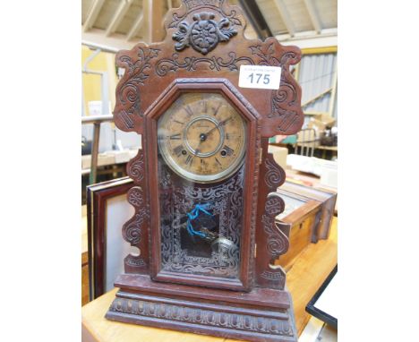 Sale Item:    AMERICAN GINGERBREAD CLOCK   Vat Status:   No Vat   Buyers Premium:  This lot is subject to a Buyers Premium o