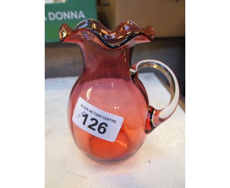  Sale Item:    CRANBERRY JUG   Vat Status:   No Vat   Buyers Premium:  This lot is subject to a Buyers Premium of 15% + Vat @