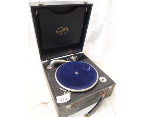  Sale Item:    EDISON BELL GRAMAPHONE (AF)   Vat Status:   No Vat   Buyers Premium:  This lot is subject to a Buyers Premium 
