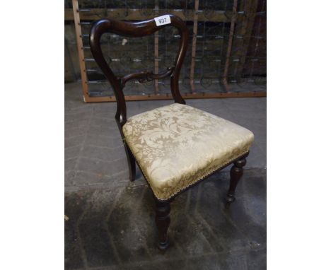  Sale Item:    ROSEWOOD CHAIR   Vat Status:   No Vat   Buyers Premium:  This lot is subject to a Buyers Premium of 15% + Vat 