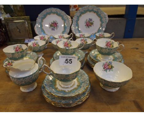  Sale Item:    40 PCE ROYAL ALBERT TEA SERVICE   Vat Status:   No Vat   Buyers Premium:  This lot is subject to a Buyers Prem