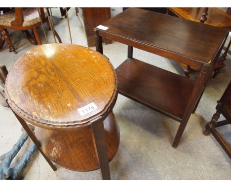  Sale Item:    2 OCCASIONAL TABLES   Vat Status:   No Vat   Buyers Premium:  This lot is subject to a Buyers Premium of 15% +