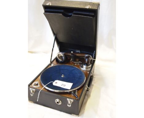  Sale Item:    DOUSONA PORTABLE GRAMOPHONE   Vat Status:   No Vat   Buyers Premium:  This lot is subject to a Buyers Premium 