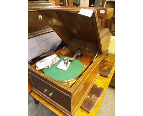  Sale Item:    HMV 8 TABLE GRAMOPHONE   Vat Status:   No Vat   Buyers Premium:  This lot is subject to a Buyers Premium of 15