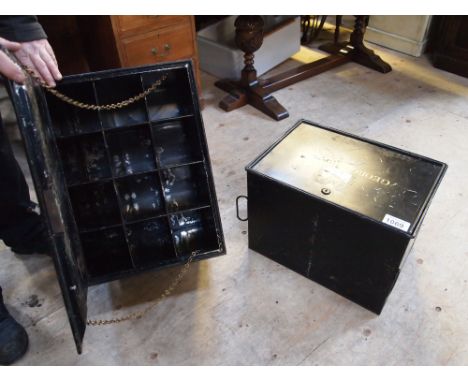  Sale Item:    2 DEED BOXES   Vat Status:   No Vat   Buyers Premium:  This lot is subject to a Buyers Premium of 15% + Vat @ 