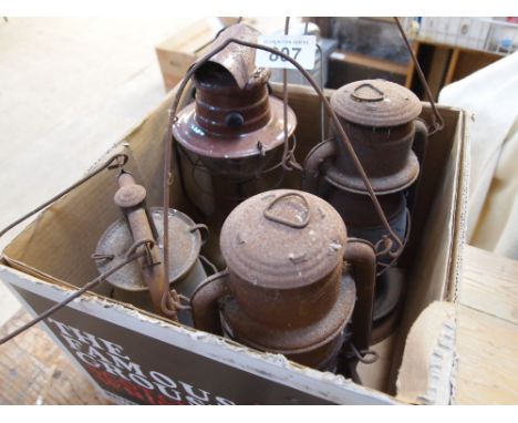  Sale Item:    BOX TILLEY & STORM LAMPS   Vat Status:   No Vat   Buyers Premium:  This lot is subject to a Buyers Premium of 