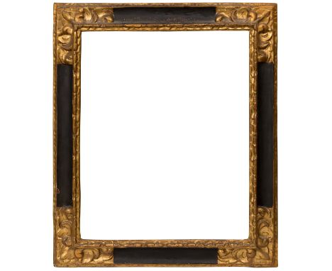 Frame; Spanish work, late 17th century.Carved, gilded and polychromed wood.It presents slight restorations.Measurements: 62 x