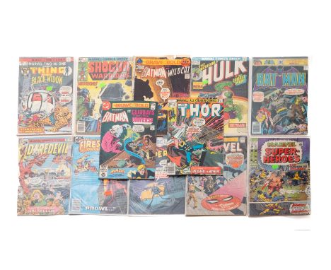 A Collection of DC and Marvel comic books. Including Batman, Superman and others etc. 