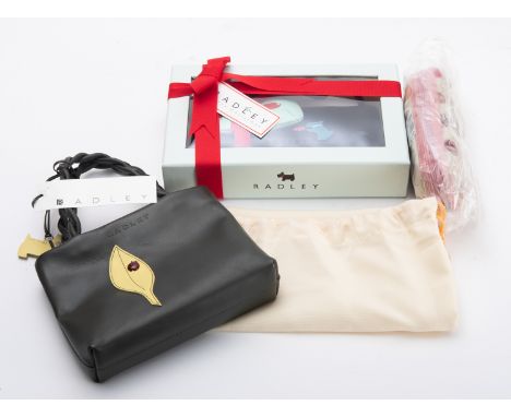 Radley. A collection of Radley accessories, including a 'Lintott' pencil case, a 'Lady Bug Mini' handbag in 'Ivy', and a 'Per
