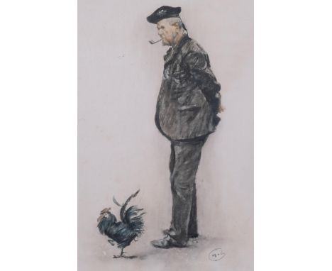 A Hartrick, portrait of a Scotsman, lithograph, signed in pencil, plate 37cm x 26cm, framedGood condition 