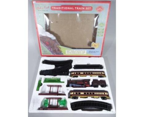 A Rooney scale 1:87 traditional train set, to include locomotive 6cm high, etc. (boxed)