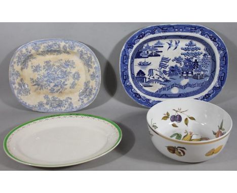 A Royal Worcester Evesham pattern bowl, of large proportion, centred by sweetcorn, polychrome decorated, printed marks beneat
