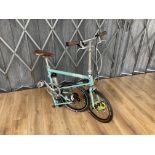 Ahooga Comfort + Vintage Blue, Standard, 24V/4.4AH, Comfy Saddle Black Ex Showroom Demo