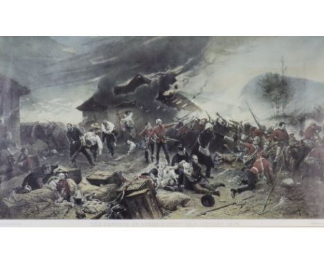 After Edward Matthew Hale (1852-1924) - Coloured print - "The Drums of the Fore and Aft", after Rudyard Kipling's short story
