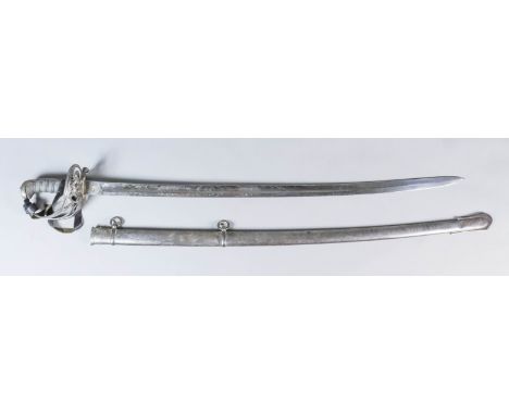 A Victorian Officer's Dress Sword, by Henry Wilkinson of London, the 32ins bright steel blade bearing Royal cypher and King's