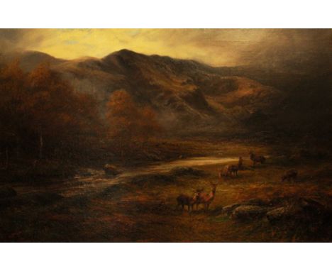 Charles Whymper (1853-1941) - 'The Sanctuary' Oil on canvas, signed, inset within ornate gilt frame, 79x120cm   CONDITION REP