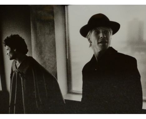 •STEVE DOUBLE.  ARR.  FLEA AND ANTHONY KIEDIS (RED HOT CHILLI PEPPERS), DETROIT 1999.  SIGNED LIMITED EDITION BLACK AND WHITE