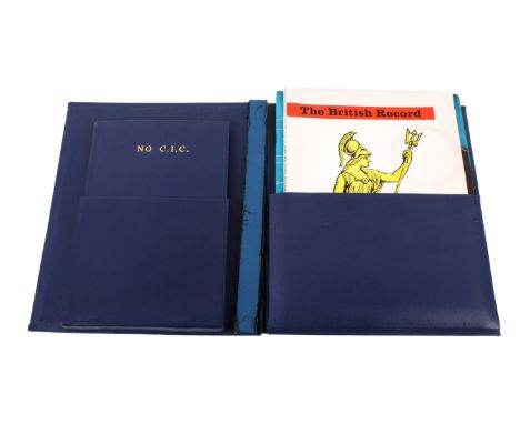 E R Lewis - No C. I. C. 1956 a trade edition with 2 copies of 'The Decca Story' and 'The British Record'. 